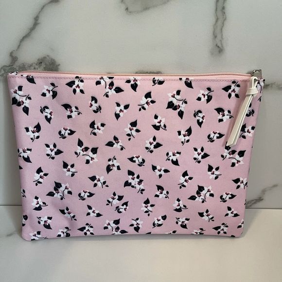 Kate Spade Large Canvas Floral Pouch - Picture 2 of 3